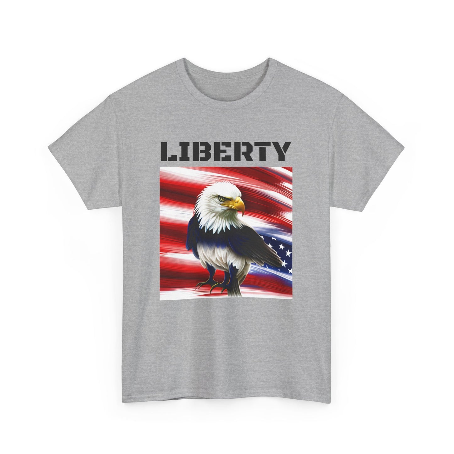 LIBERTY, Living Free - Unisex Heavy Cotton Tee - ZenGen USA - ZenGen USA