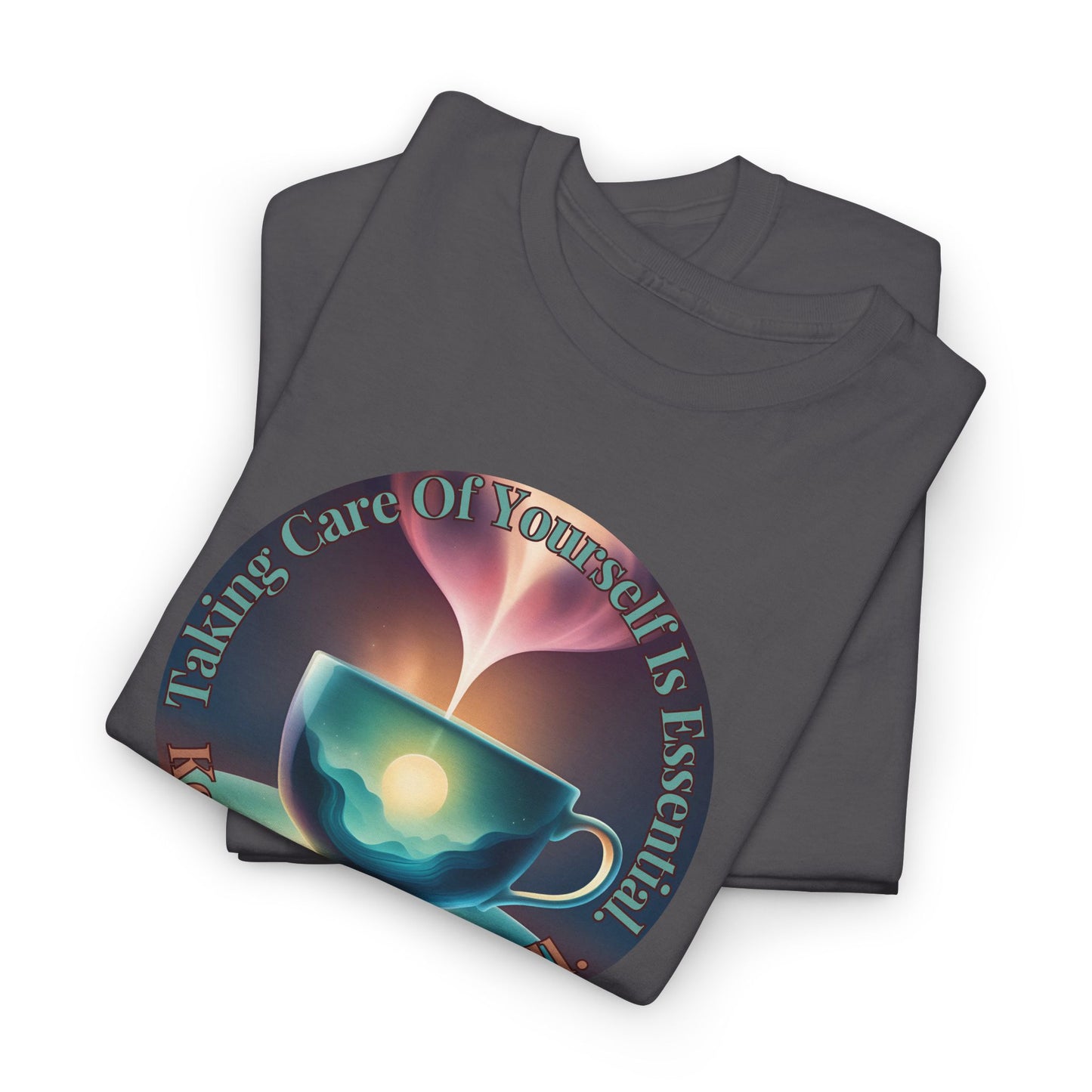 Keep Your Cup Full Unisex Heavy Cotton Zen Graphic Tee | 12 Colors To Choose | ZenGen - ZenGen USA