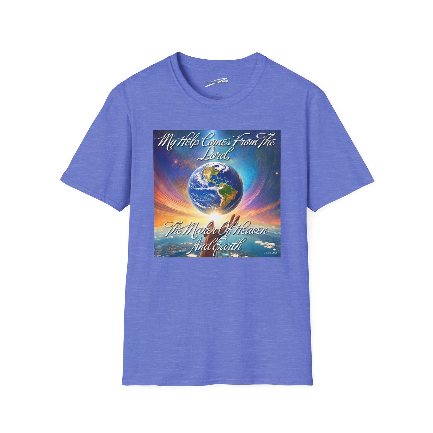 ZenGen USA Psalm 121:2 My Help Comes From The Lord... - Unisex Softstyle T-Shirt - ZenGen USA