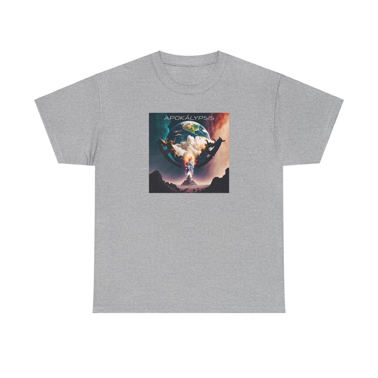 Apocalypse - 3rd Seal Revelation 6:5,6 - Unisex Heavy Cotton Tee - Revelation Collection - ZenGen USA - ZenGen USA