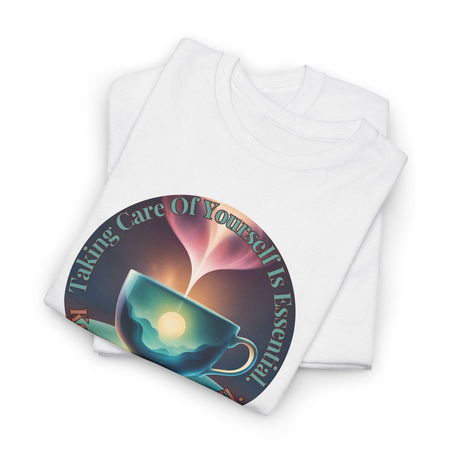 Keep Your Cup Full Unisex Heavy Cotton Zen Graphic Tee | 12 Colors To Choose | ZenGen - ZenGen USA