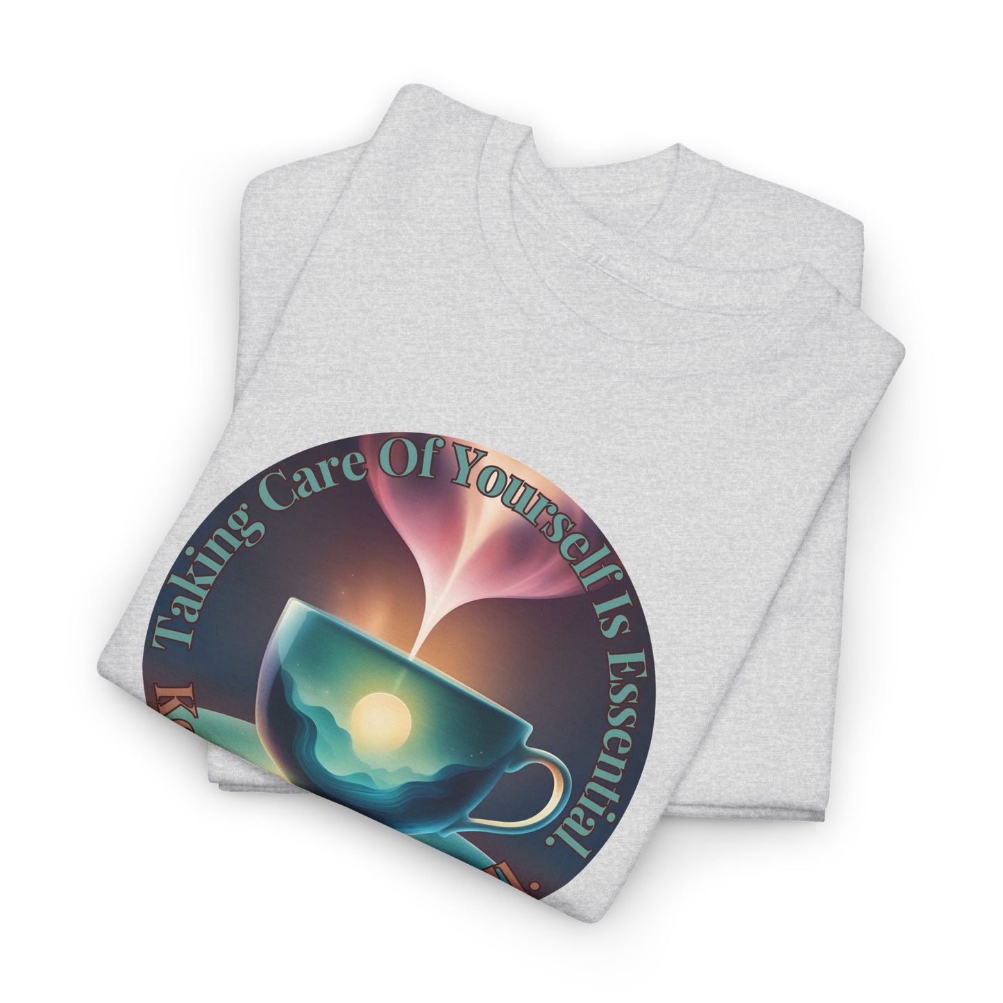 Keep Your Cup Full Unisex Heavy Cotton Zen Graphic Tee | 12 Colors To Choose | ZenGen - ZenGen USA