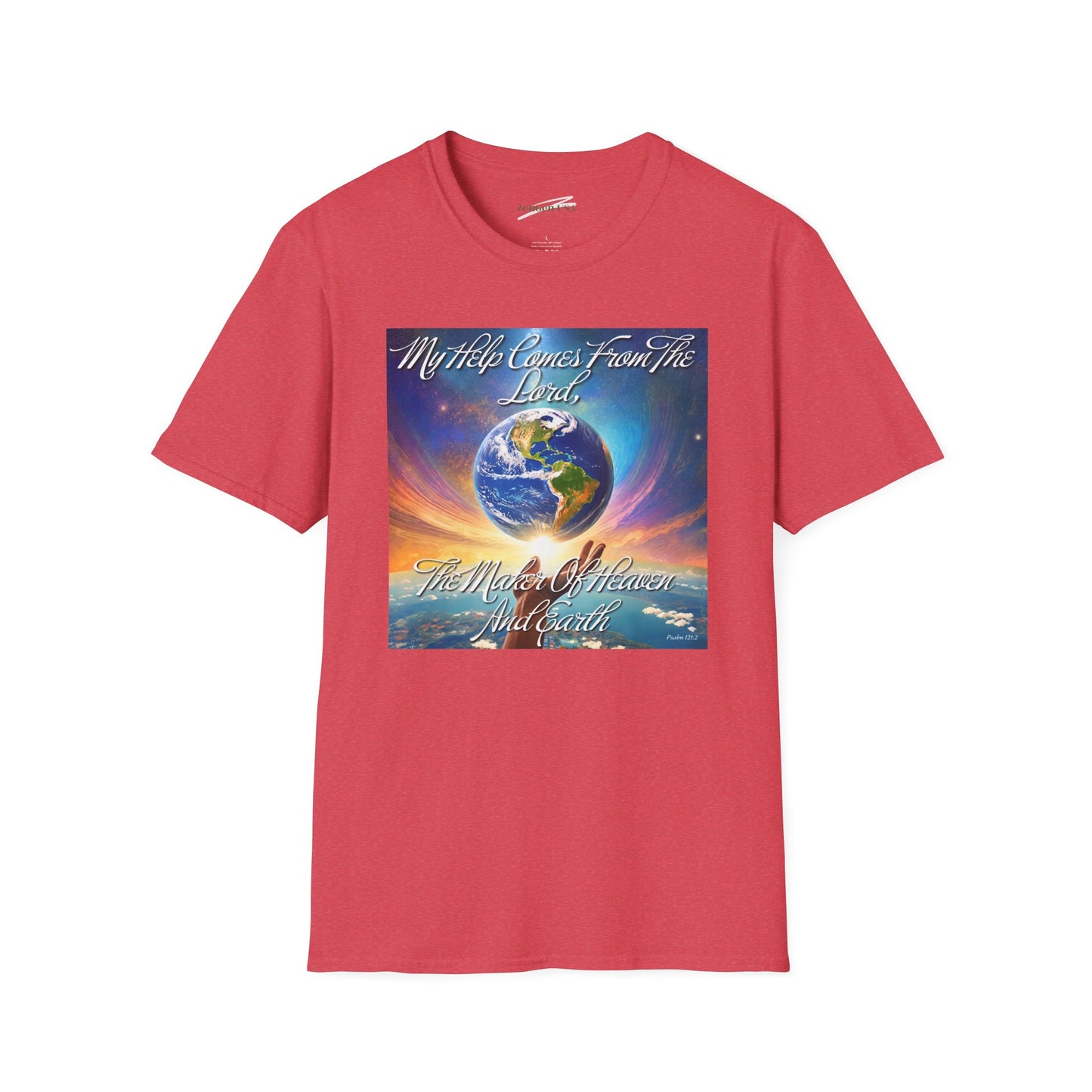 ZenGen USA Psalm 121:2 My Help Comes From The Lord... - Unisex Softstyle T-Shirt - ZenGen USA