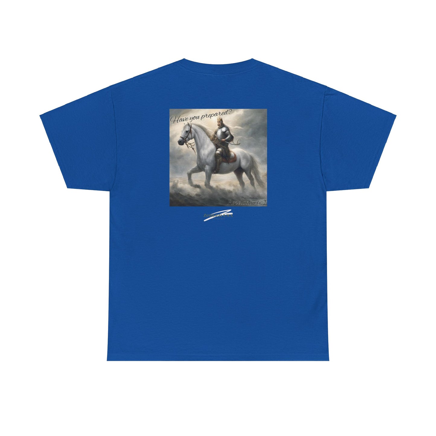 Apocalypse - 1st Seal Revelation 6:2 - Unisex Heavy Cotton Tee - Revelation Collection - ZenGen USA - ZenGen USA