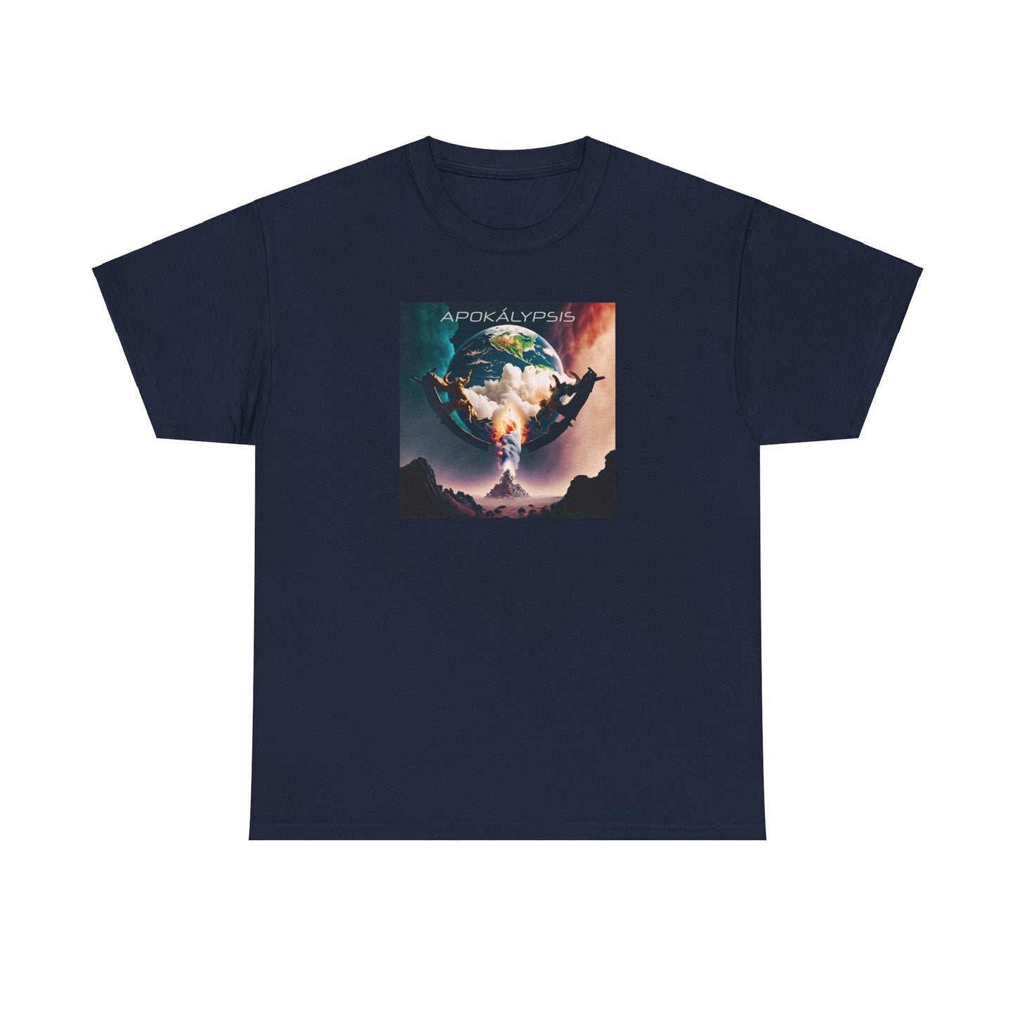 Apocalypse - 3rd Seal Revelation 6:5,6 - Unisex Heavy Cotton Tee - Revelation Collection - ZenGen USA - ZenGen USA