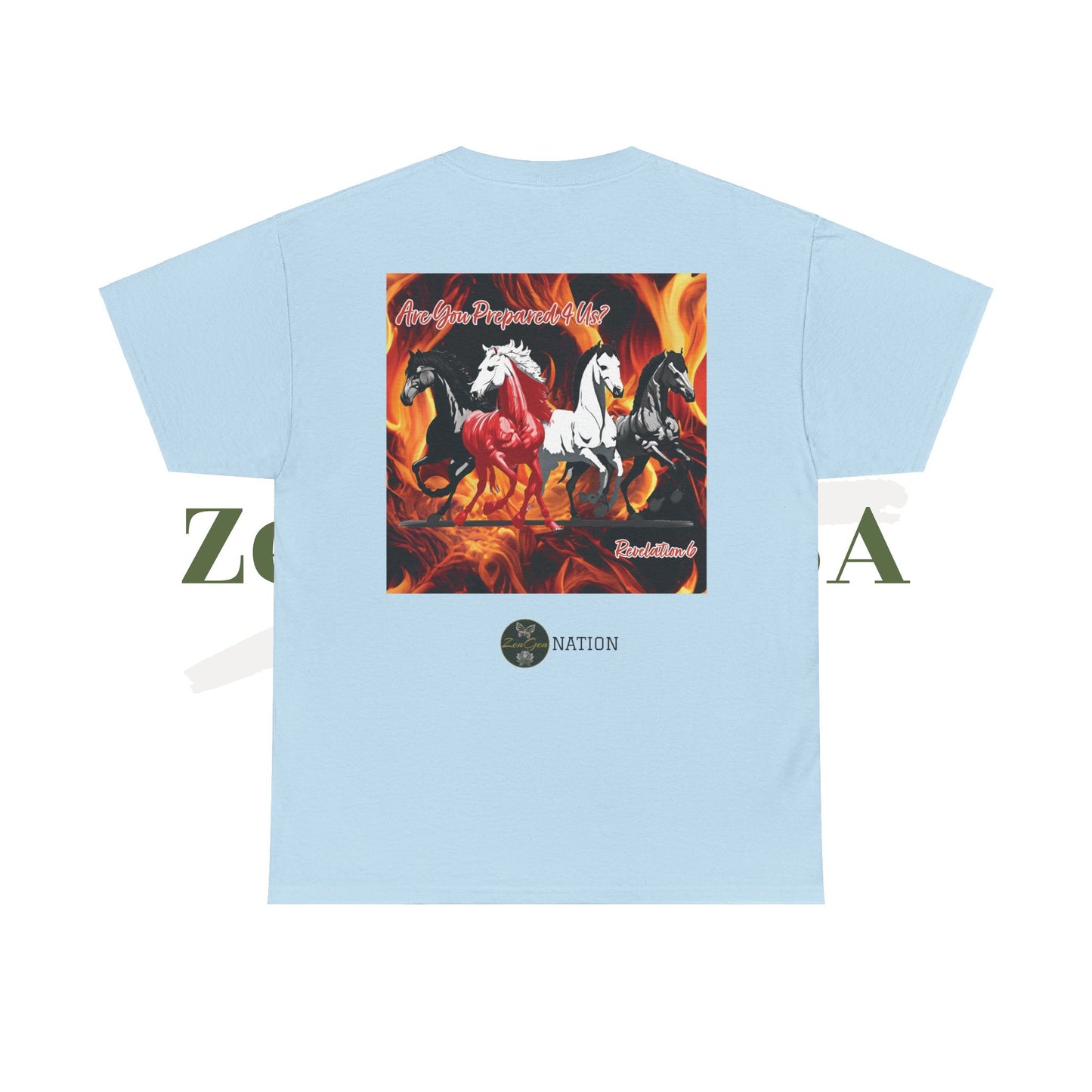 Apocalipsis: ¿estás preparado? - Camiseta unisex de algodón pesado - ZenGen USA