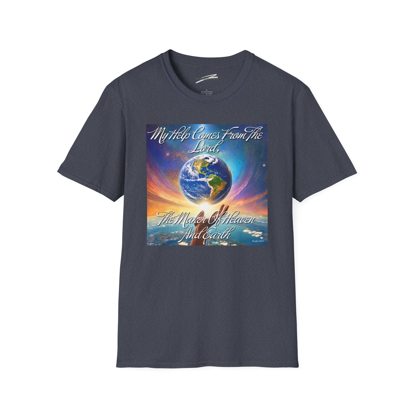 ZenGen USA Psalm 121:2 My Help Comes From The Lord... - Unisex Softstyle T-Shirt - ZenGen USA