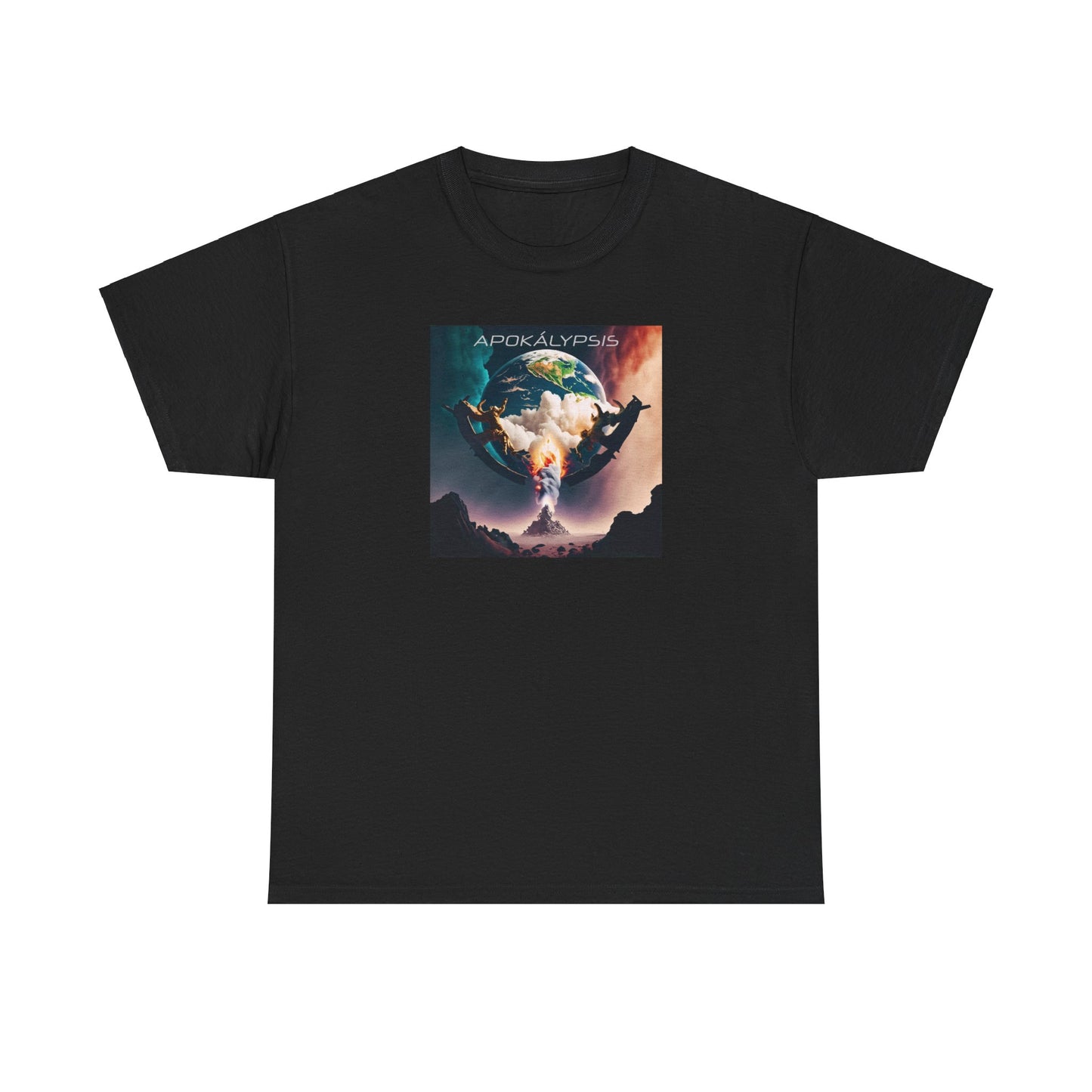 Apocalypse - 3rd Seal Revelation 6:5,6 - Unisex Heavy Cotton Tee - Revelation Collection - ZenGen USA - ZenGen USA