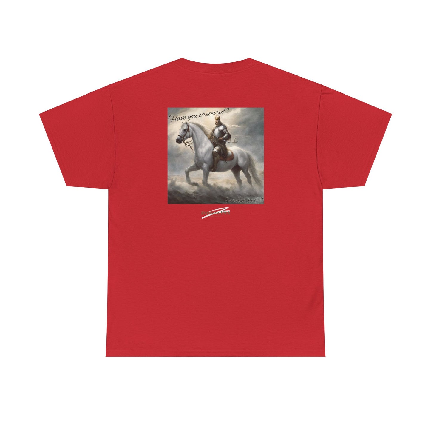Apocalypse - 1st Seal Revelation 6:2 - Unisex Heavy Cotton Tee - Revelation Collection - ZenGen USA - ZenGen USA