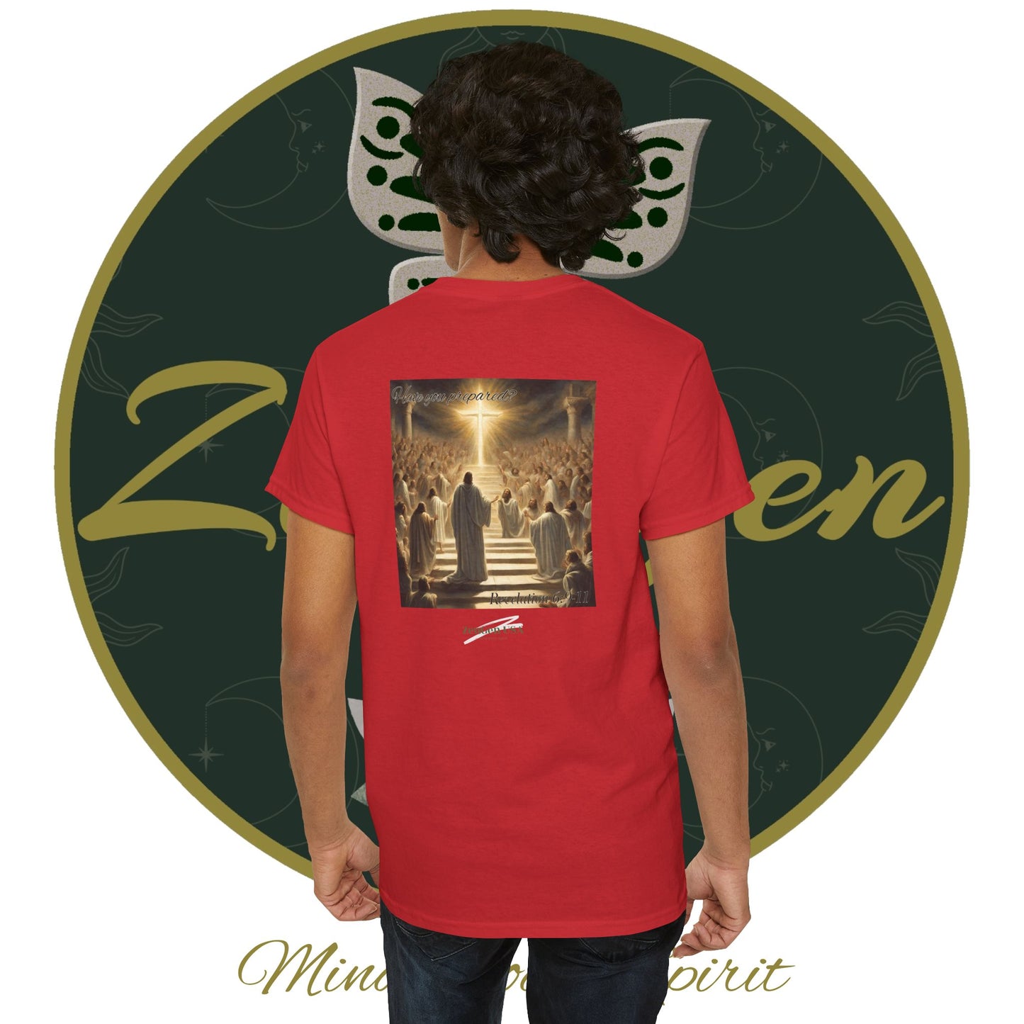 Apocalipsis - 5to Sello Apocalipsis 6:9-11 - Camiseta de algodón pesado unisex - Colección Revelación - ZenGen USA