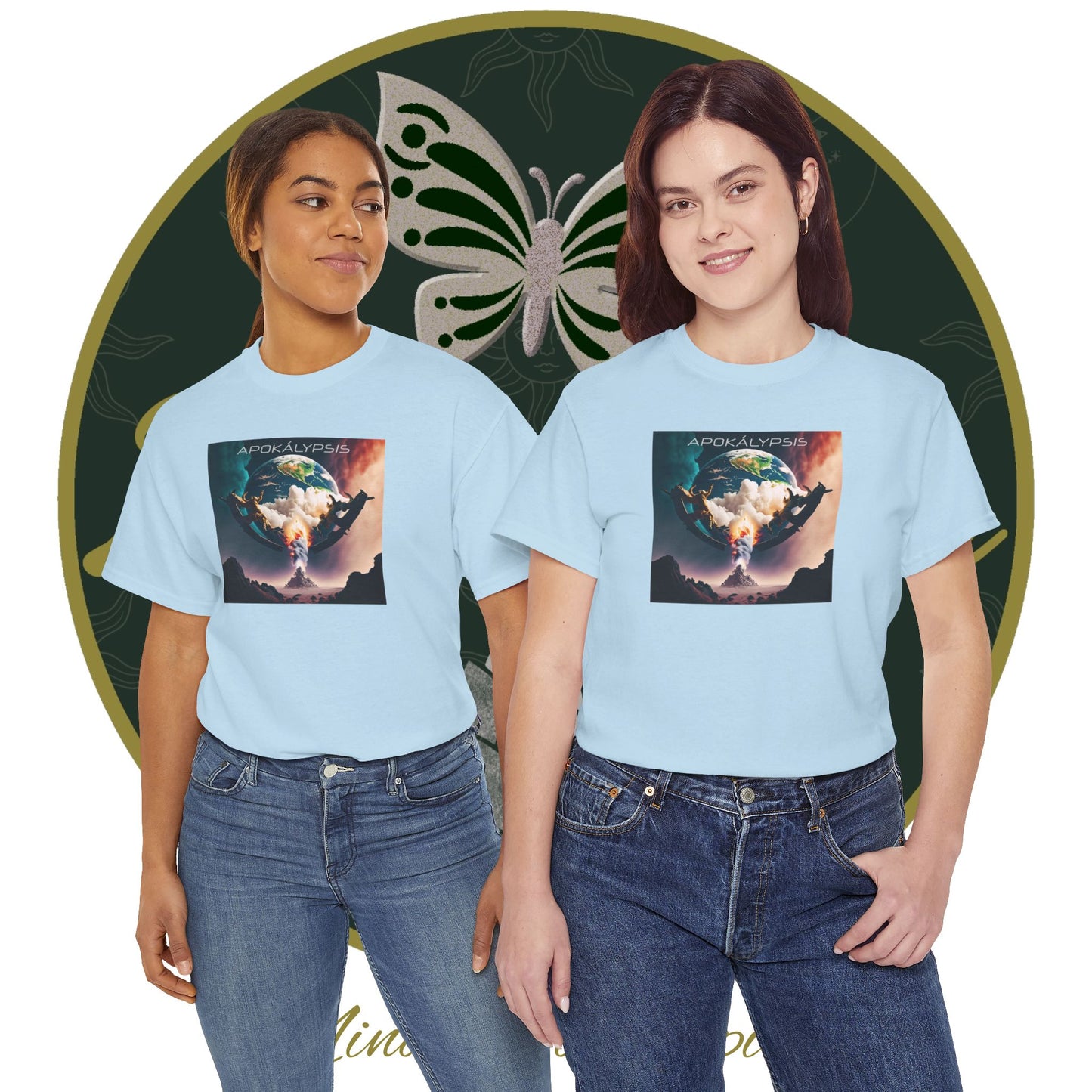Apocalypse - 1st Seal Revelation 6:2 - Unisex Heavy Cotton Tee - Revelation Collection - ZenGen USA - ZenGen USA