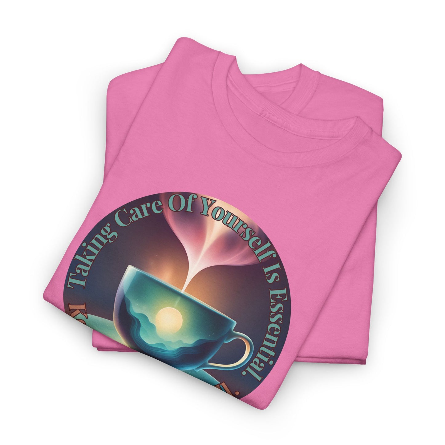 Keep Your Cup Full Unisex Heavy Cotton Zen Graphic Tee | 12 Colors To Choose | ZenGen - ZenGen USA
