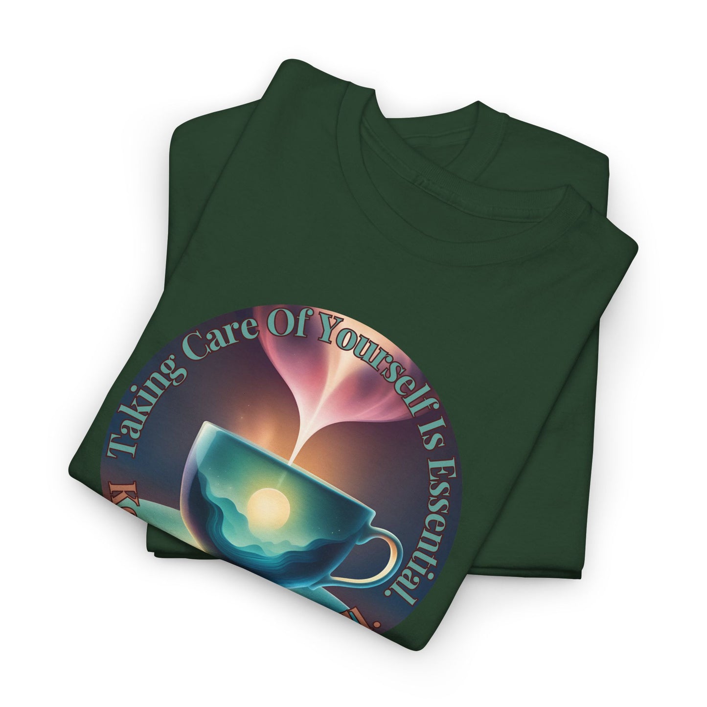 Keep Your Cup Full Unisex Heavy Cotton Zen Graphic Tee | 12 Colors To Choose | ZenGen - ZenGen USA