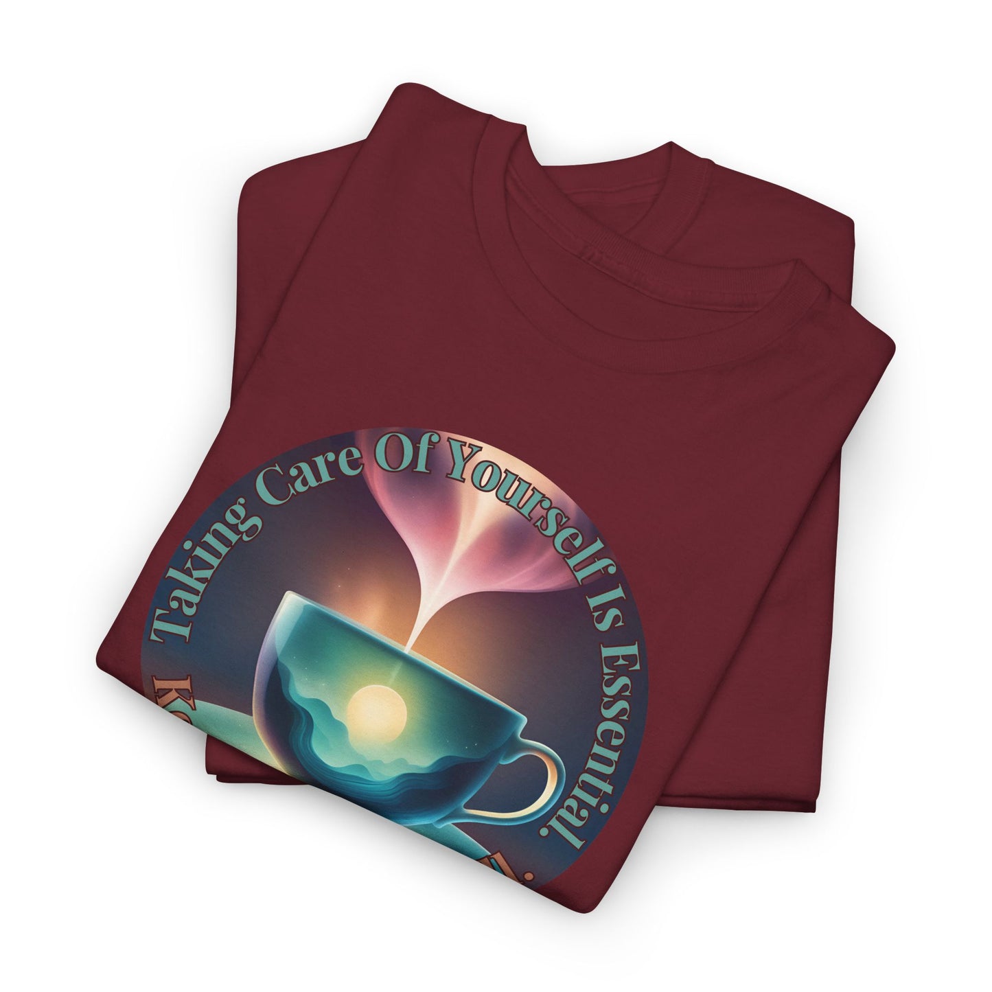 Keep Your Cup Full Unisex Heavy Cotton Zen Graphic Tee | 12 Colors To Choose | ZenGen - ZenGen USA