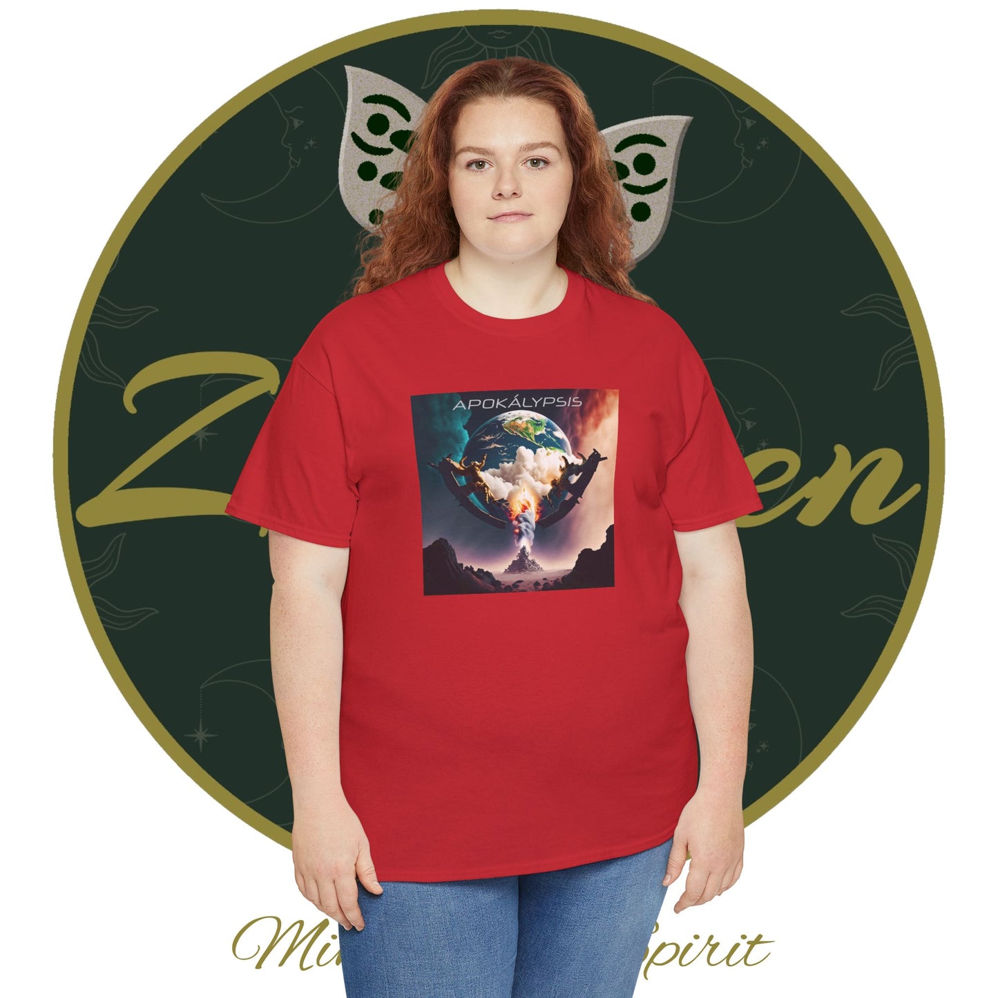 Apocalypse - 3rd Seal Revelation 6:5,6 - Unisex Heavy Cotton Tee - Revelation Collection - ZenGen USA - ZenGen USA