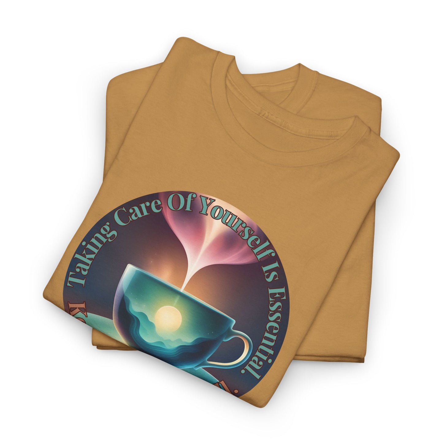 Keep Your Cup Full Unisex Heavy Cotton Zen Graphic Tee | 12 Colors To Choose | ZenGen - ZenGen USA
