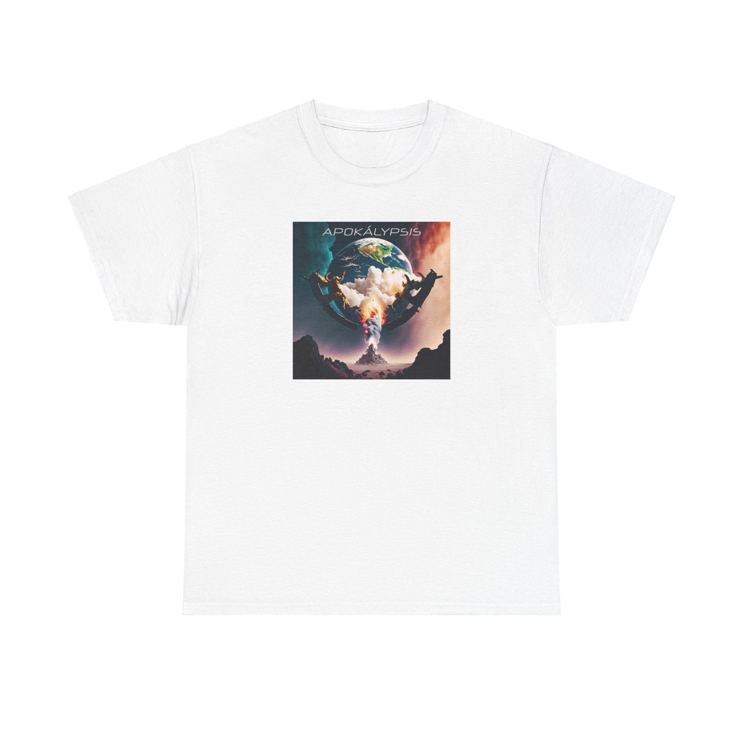 Apocalypse - 3rd Seal Revelation 6:5,6 - Unisex Heavy Cotton Tee - Revelation Collection - ZenGen USA - ZenGen USA
