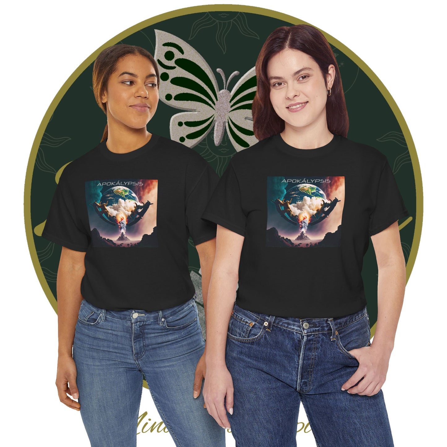 Apocalypse - 3rd Seal Revelation 6:5,6 - Unisex Heavy Cotton Tee - Revelation Collection - ZenGen USA - ZenGen USA