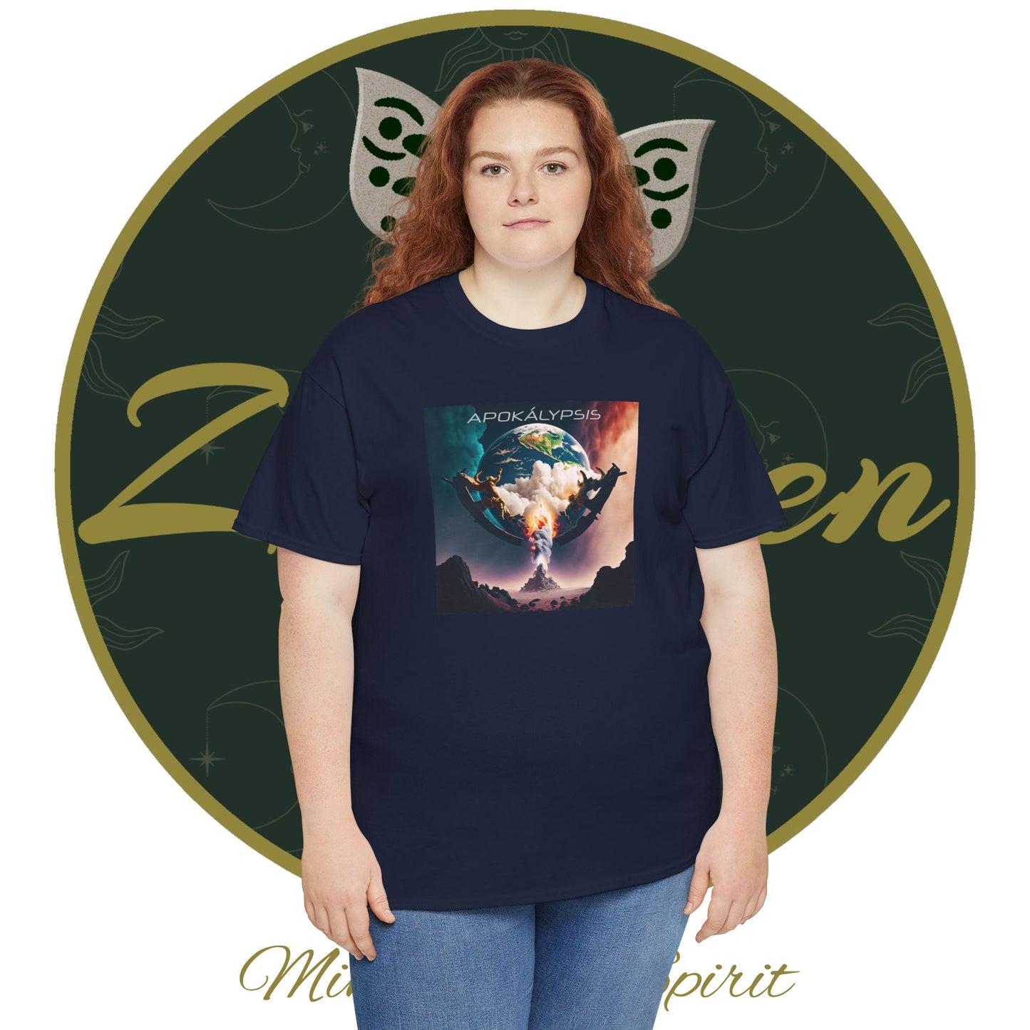Apocalypse - 3rd Seal Revelation 6:5,6 - Unisex Heavy Cotton Tee - Revelation Collection - ZenGen USA - ZenGen USA