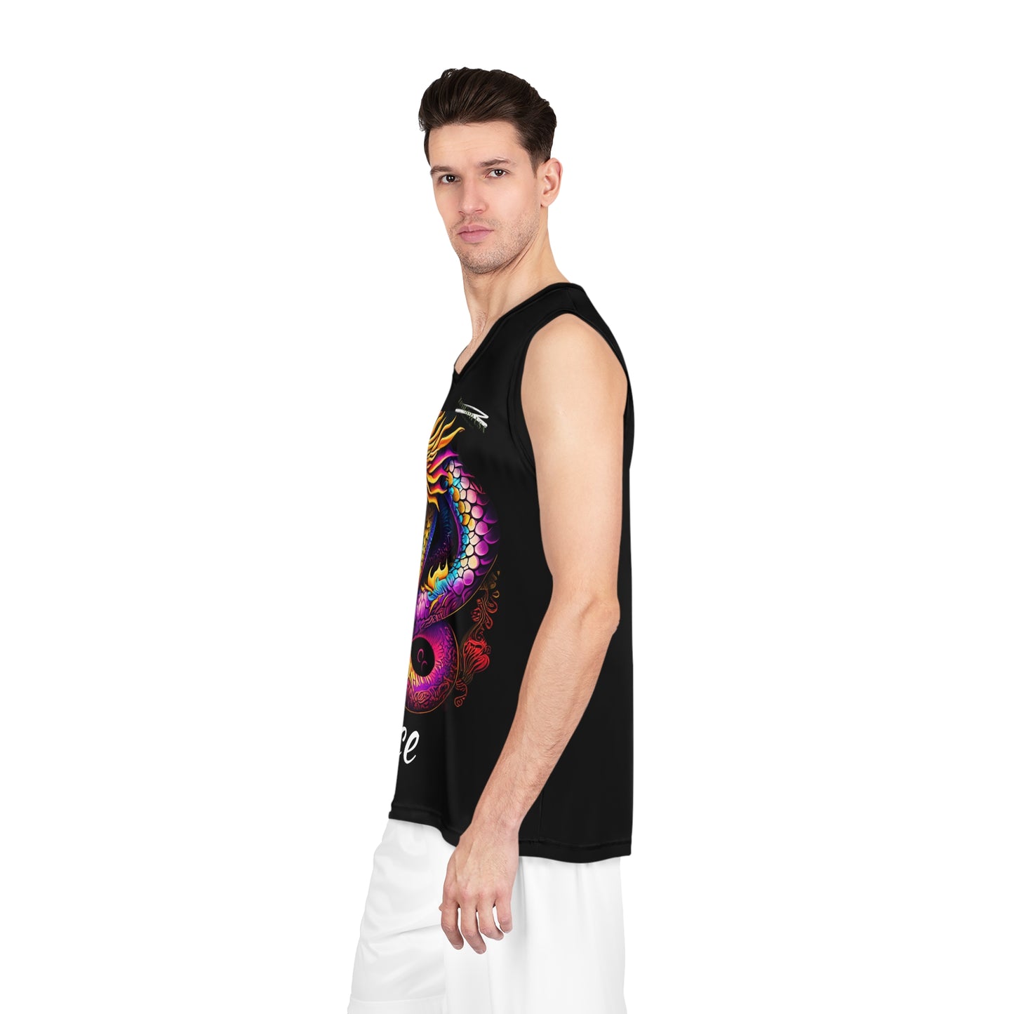 ZenGen USA "ROCK SOLID" Active Wear - FIERCE Dragon Basketball Jersey (AOP) - ZenGen USA