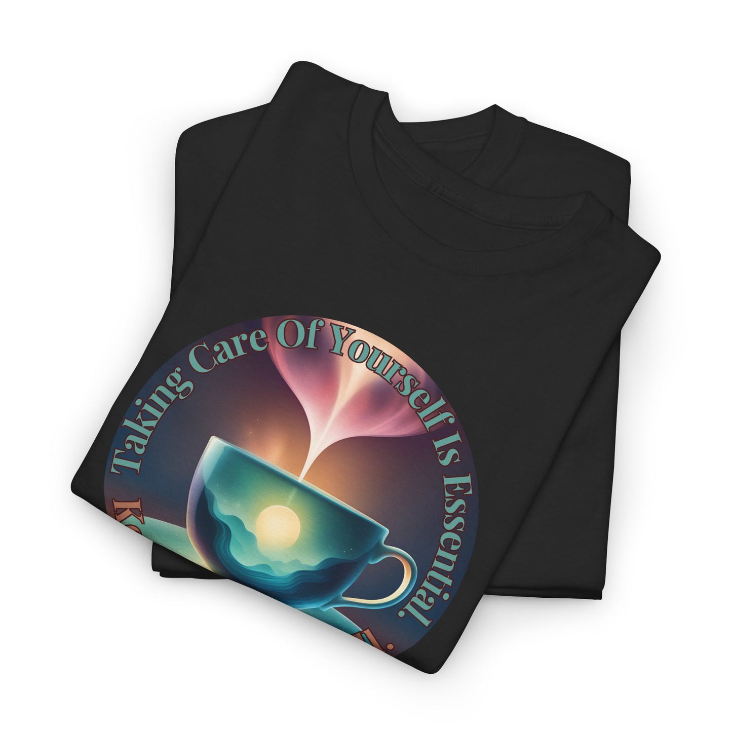 Keep Your Cup Full Unisex Heavy Cotton Zen Graphic Tee | 12 Colors To Choose | ZenGen - ZenGen USA