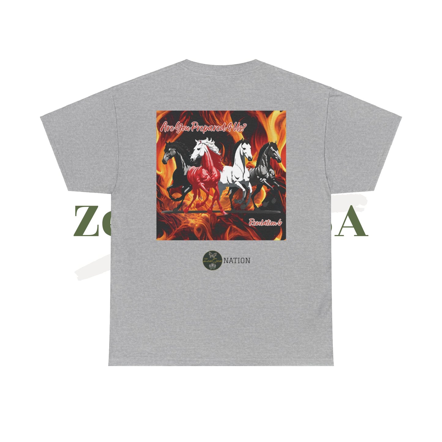 Apocalipsis: ¿estás preparado? - Camiseta unisex de algodón pesado - ZenGen USA