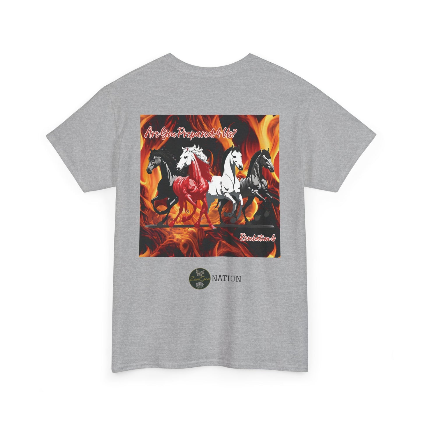 Apocalipsis: ¿estás preparado? - Camiseta unisex de algodón pesado - ZenGen USA