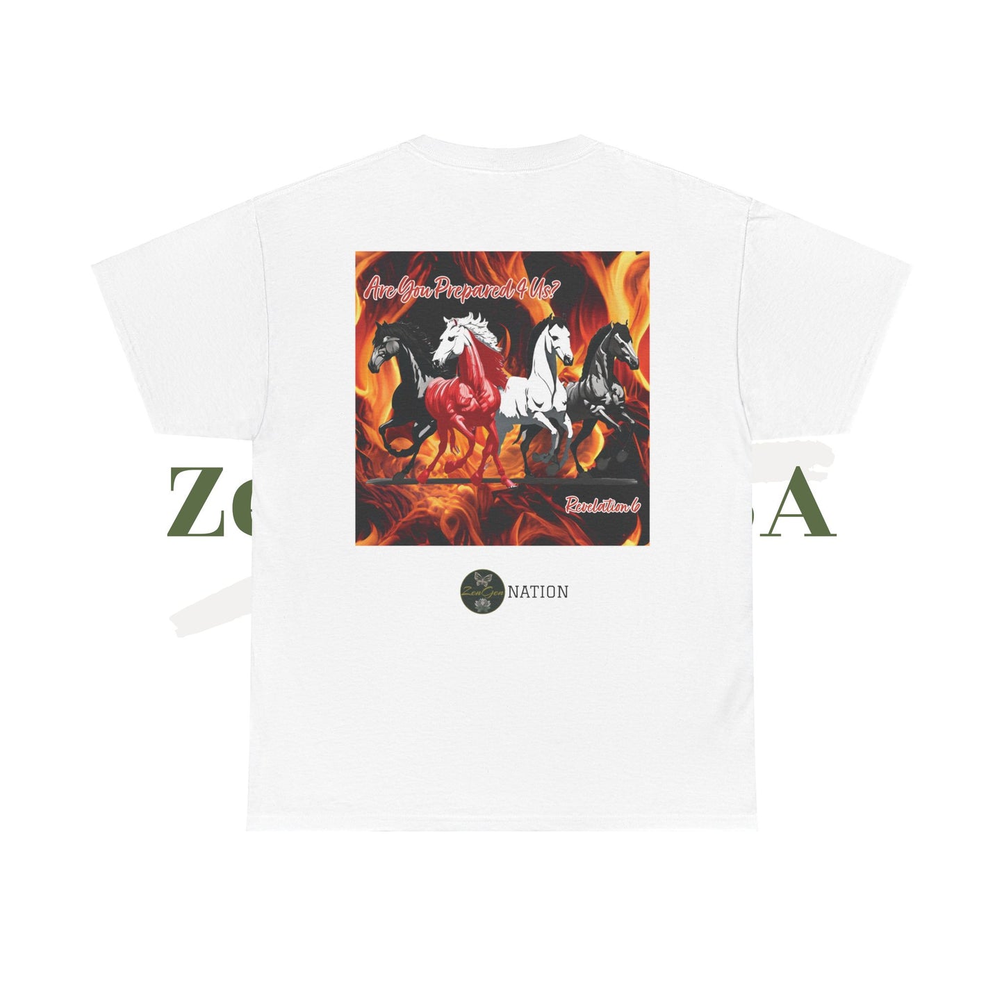 Apocalipsis: ¿estás preparado? - Camiseta unisex de algodón pesado - ZenGen USA