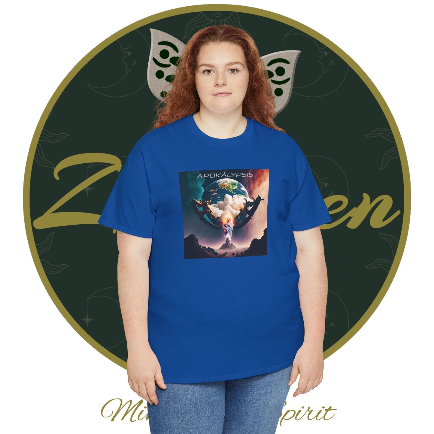 Apocalypse - 3rd Seal Revelation 6:5,6 - Unisex Heavy Cotton Tee - Revelation Collection - ZenGen USA - ZenGen USA