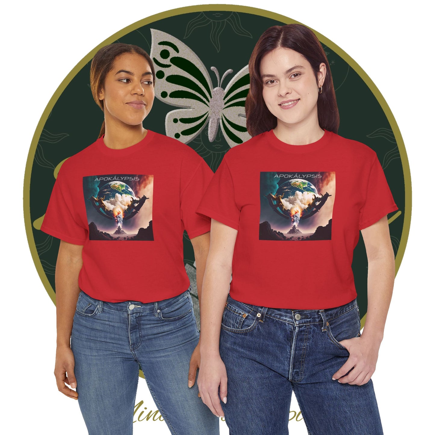 Apocalypse - 3rd Seal Revelation 6:5,6 - Unisex Heavy Cotton Tee - Revelation Collection - ZenGen USA - ZenGen USA