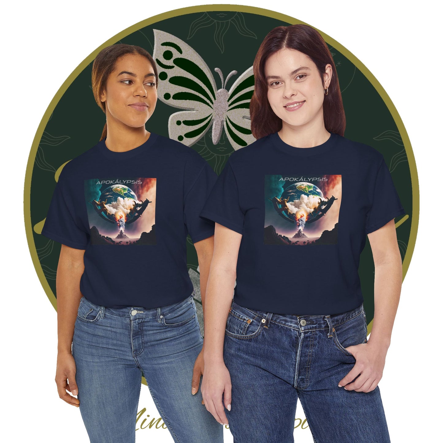 Apocalypse - 3rd Seal Revelation 6:5,6 - Unisex Heavy Cotton Tee - Revelation Collection - ZenGen USA - ZenGen USA