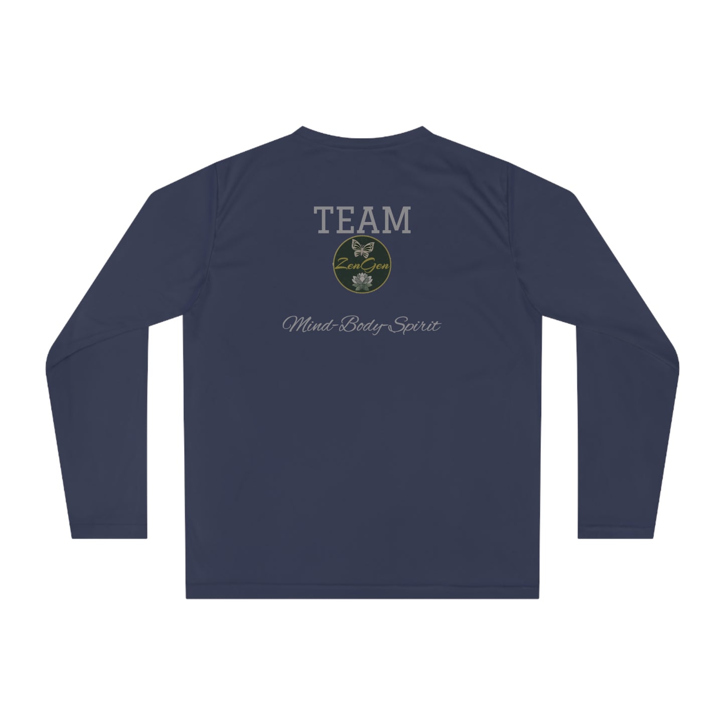 Unisex Performance Long Sleeve Shirt - ROCK SOLID "Workin it Hard!" - ZenGen USA - ZenGen USA