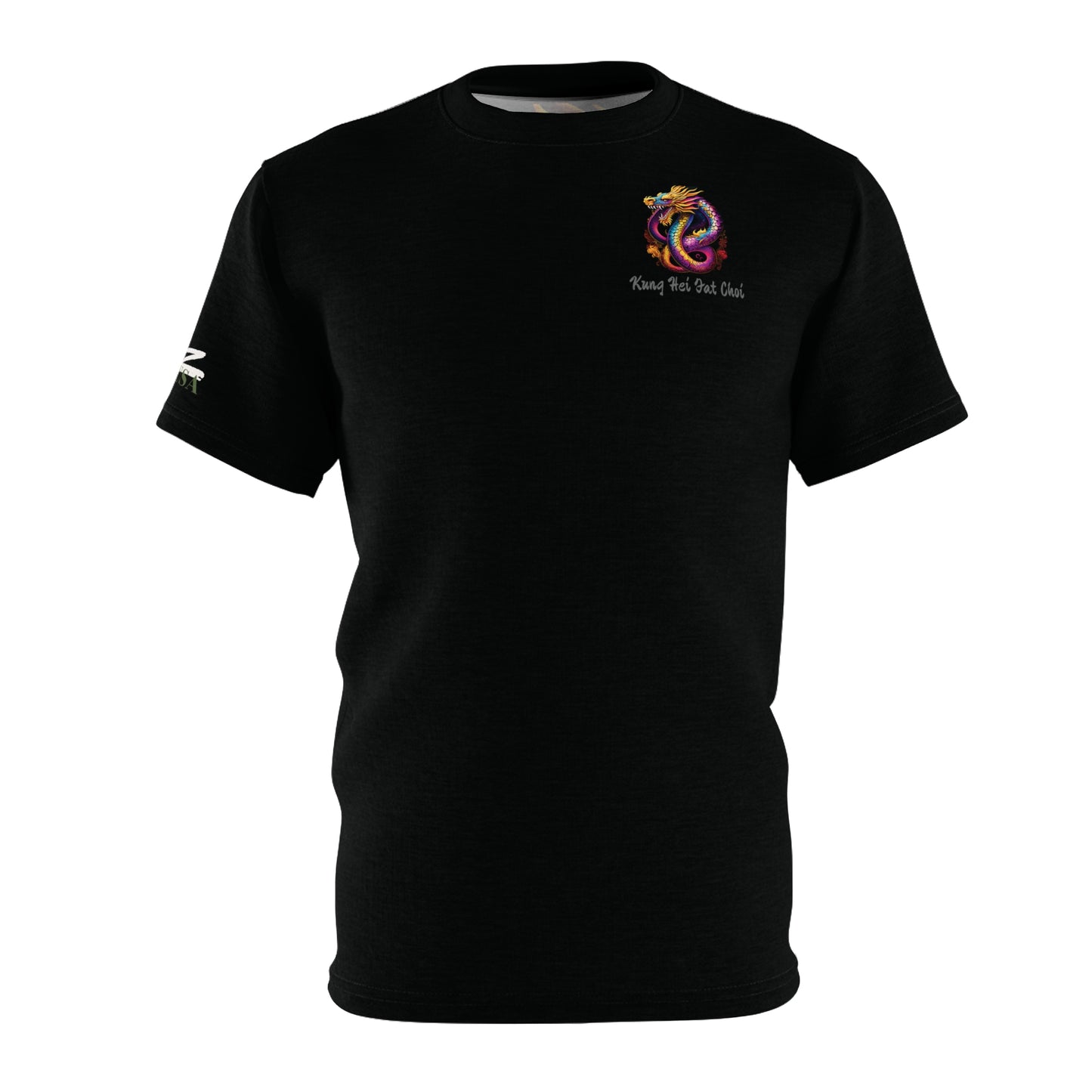 Dragon Unisex Cut & Sew Tee (AOP) | Kung Hei Fat Choi | ZenGen USA - ZenGen USA
