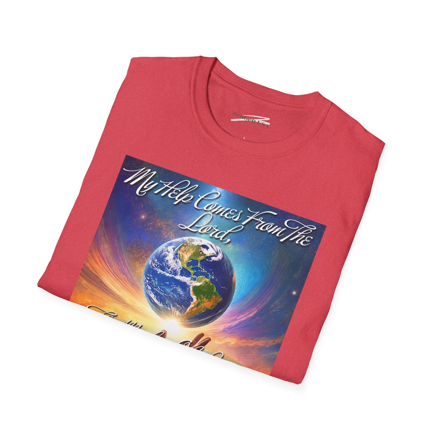ZenGen USA Psalm 121:2 My Help Comes From The Lord... - Unisex Softstyle T-Shirt - ZenGen USA