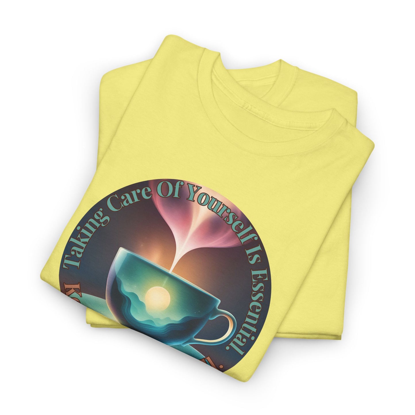 Keep Your Cup Full Unisex Heavy Cotton Zen Graphic Tee | 12 Colors To Choose | ZenGen - ZenGen USA