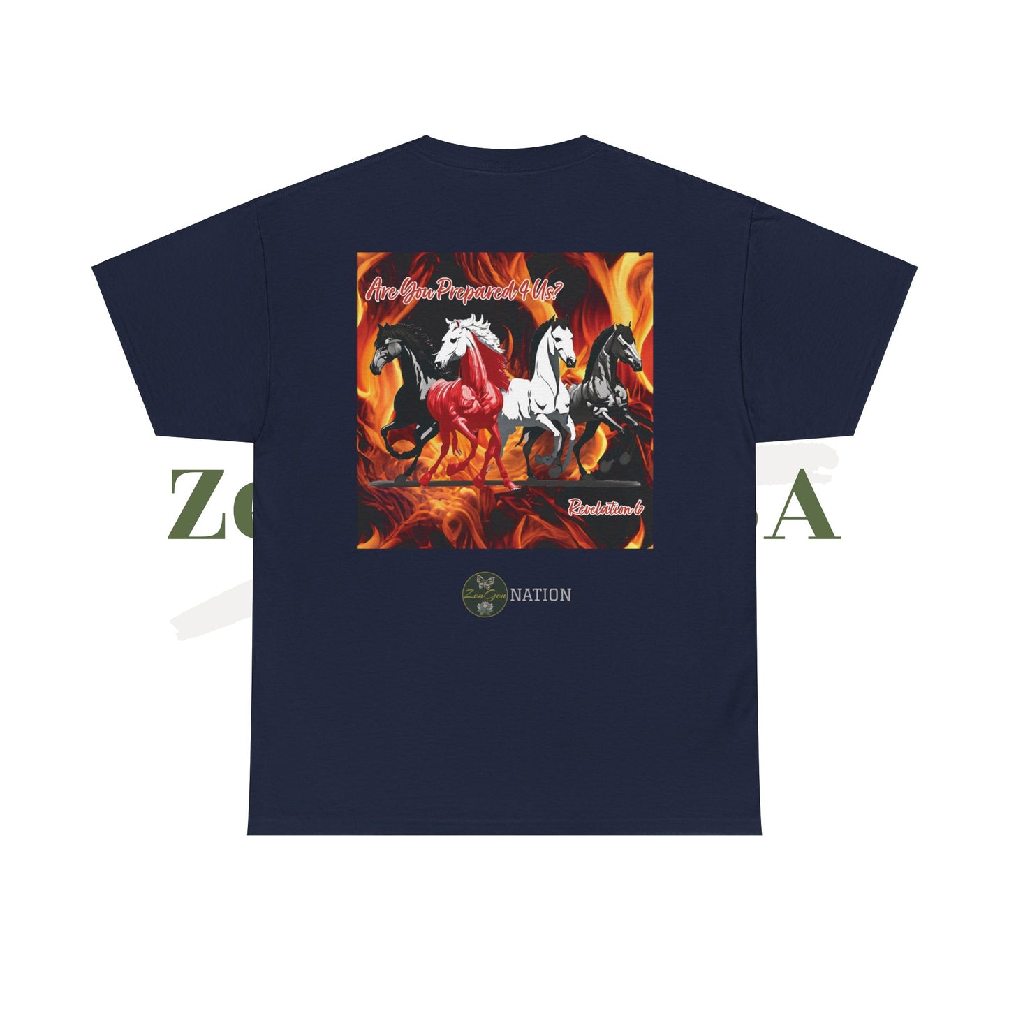 Apocalipsis: ¿estás preparado? - Camiseta unisex de algodón pesado - ZenGen USA