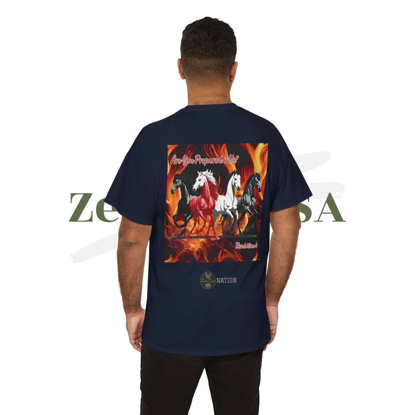 Apocalipsis: ¿estás preparado? - Camiseta unisex de algodón pesado - ZenGen USA