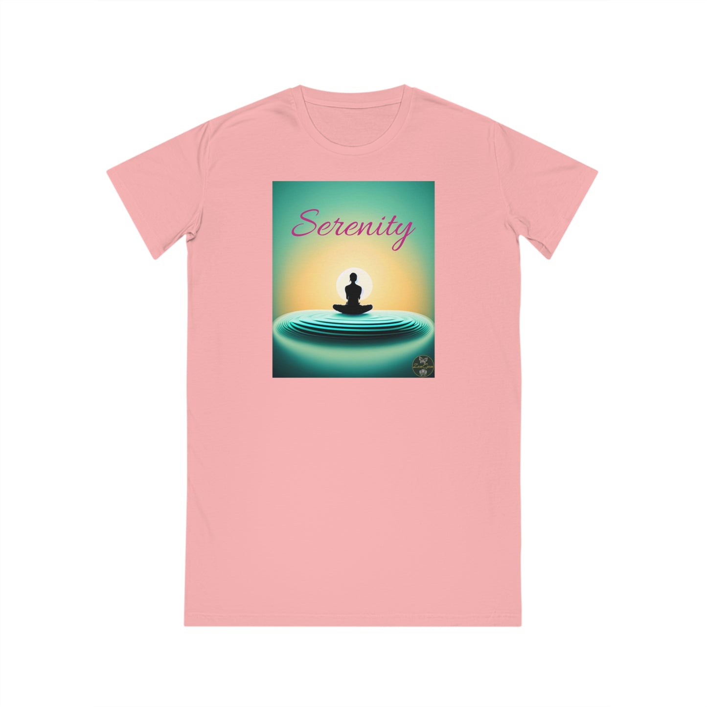 T-Shirt Dress - SERENITY - ZenGen USA