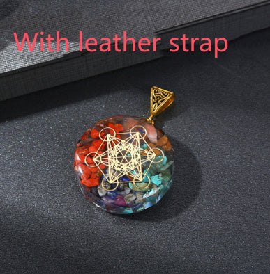 Retro Reiki Healing Energy Crystal Pendant Natural Stone For Yoga Meditation Spiritual 7 Chakra Jewelry Necklace Amulet - ZenGen USA