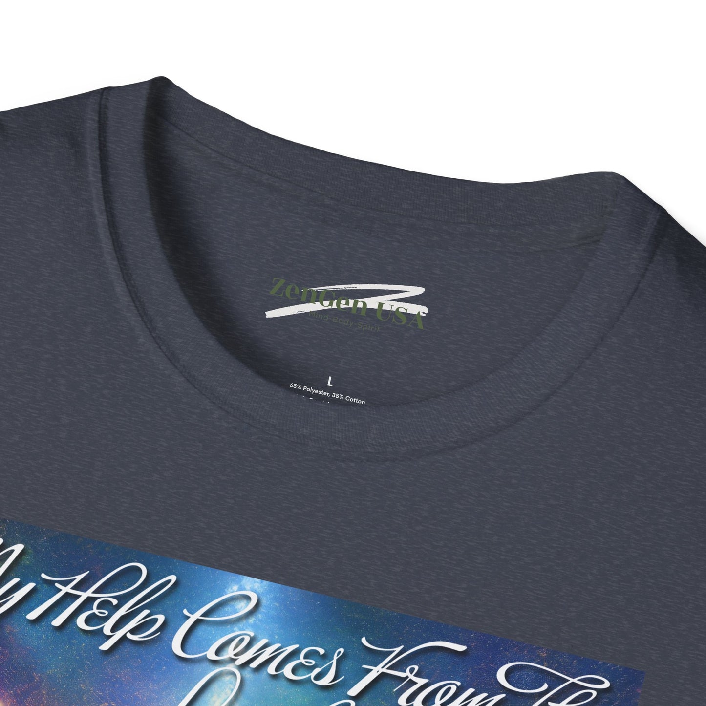 ZenGen USA Psalm 121:2 My Help Comes From The Lord... - Unisex Softstyle T-Shirt - ZenGen USA