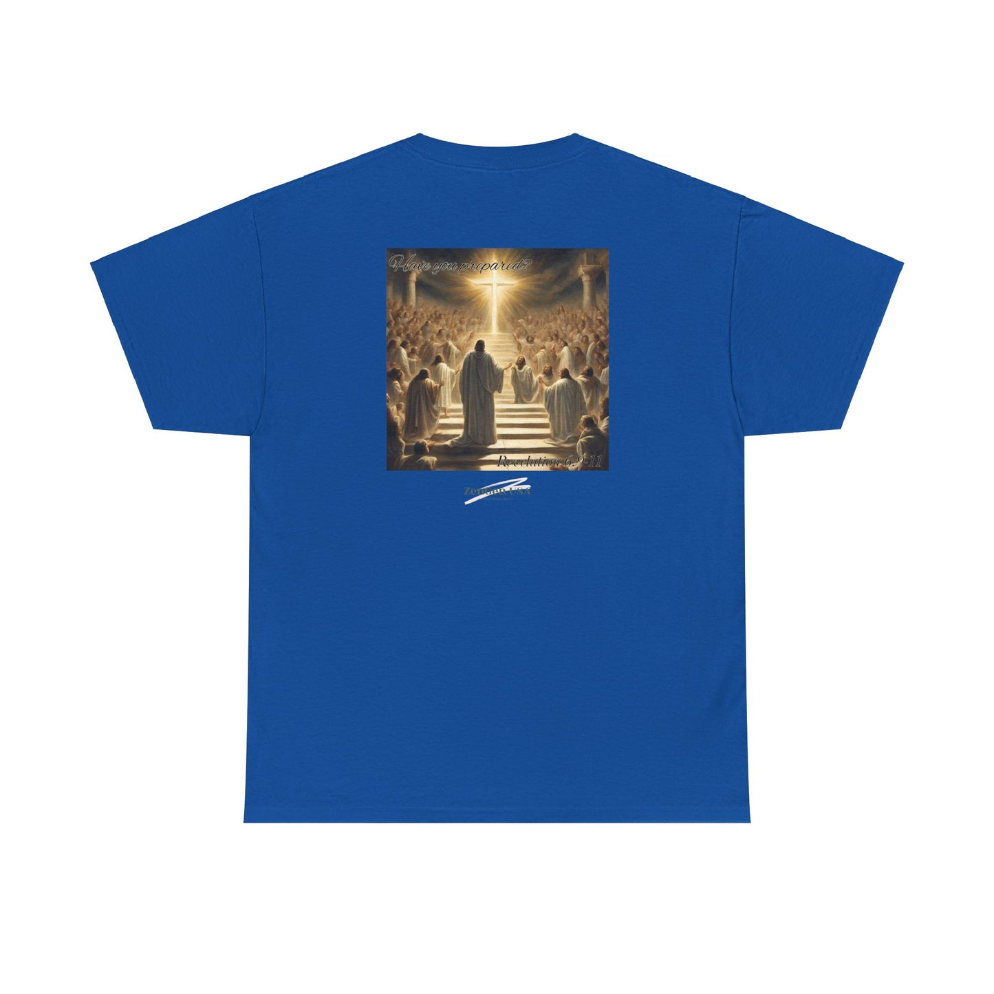 Apocalipsis - 5to Sello Apocalipsis 6:9-11 - Camiseta de algodón pesado unisex - Colección Revelación - ZenGen USA