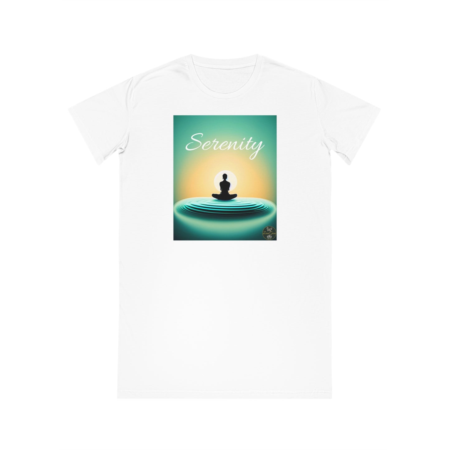 T-Shirt Dress - SERENITY - ZenGen USA