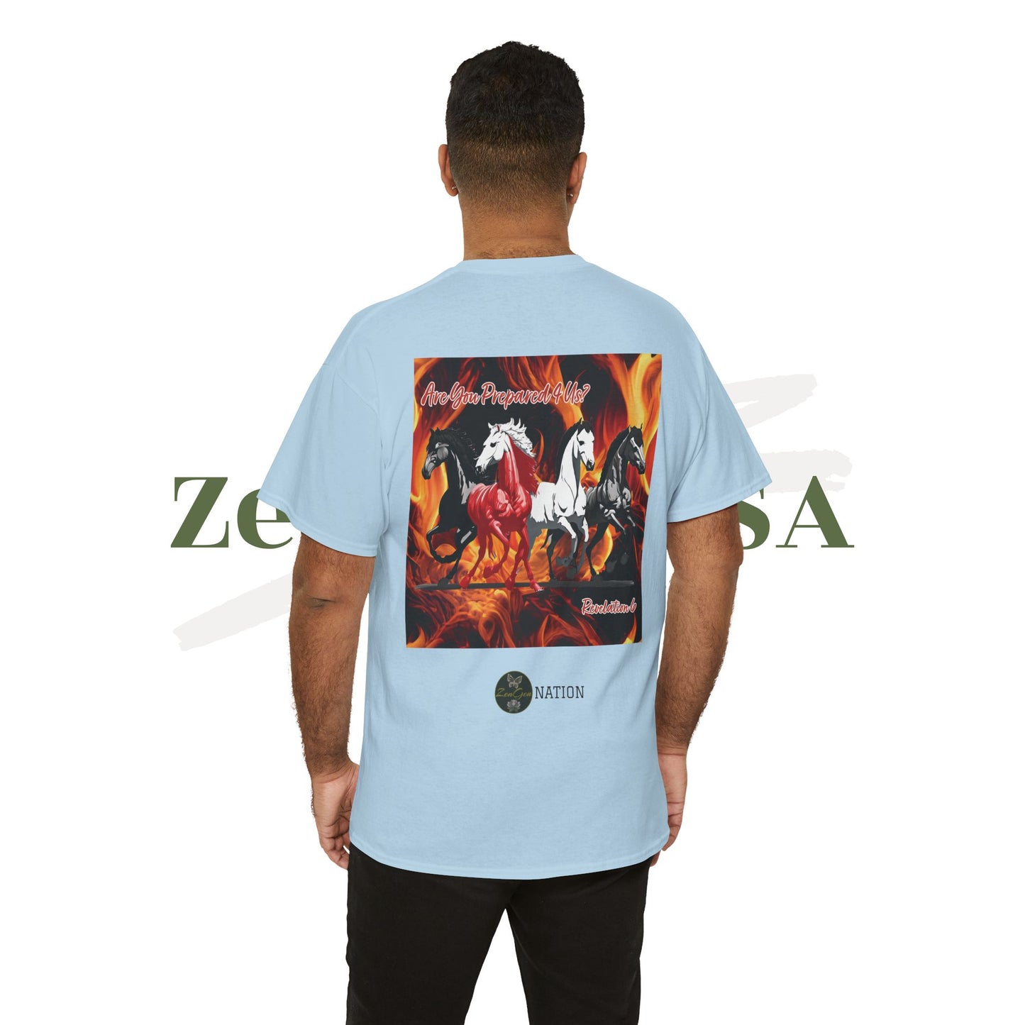 Apocalipsis: ¿estás preparado? - Camiseta unisex de algodón pesado - ZenGen USA