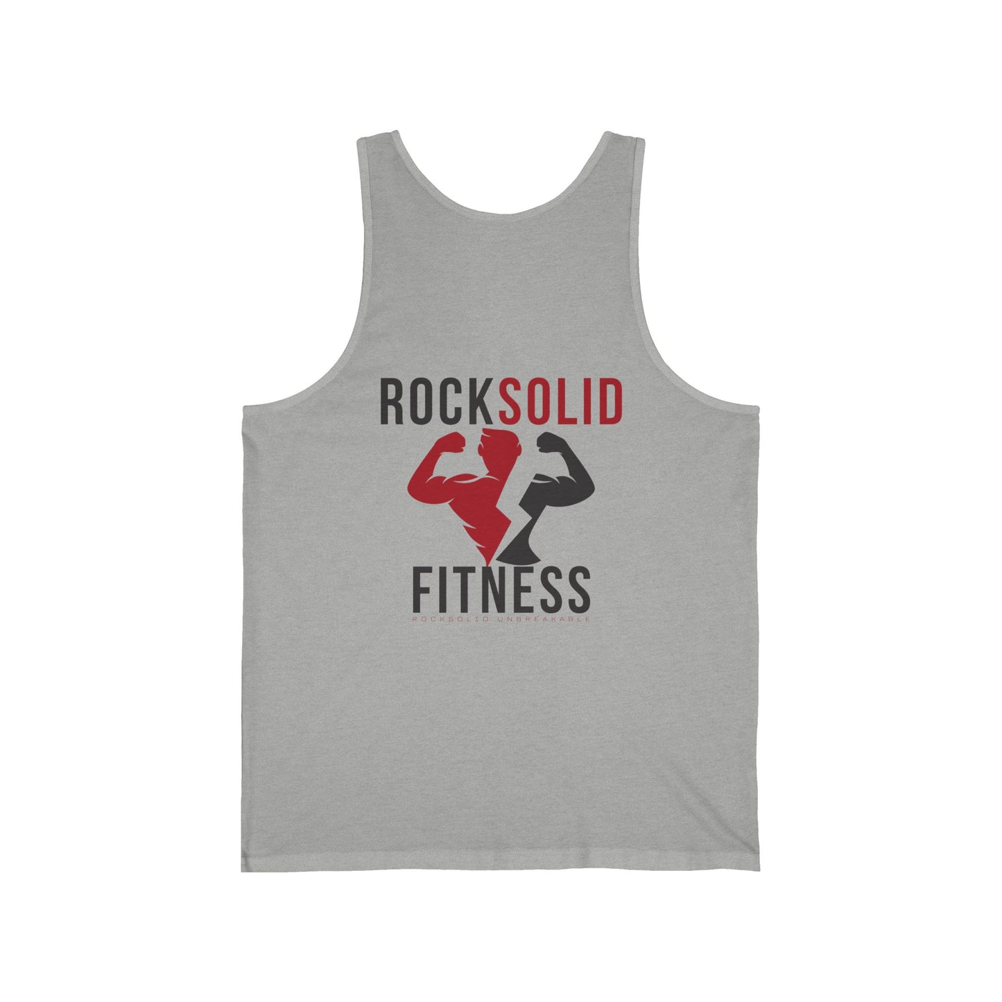 RockSolid Unbreakable | Unisex Jersey Tank | Original Logo | White or Gray - ZenGen USA