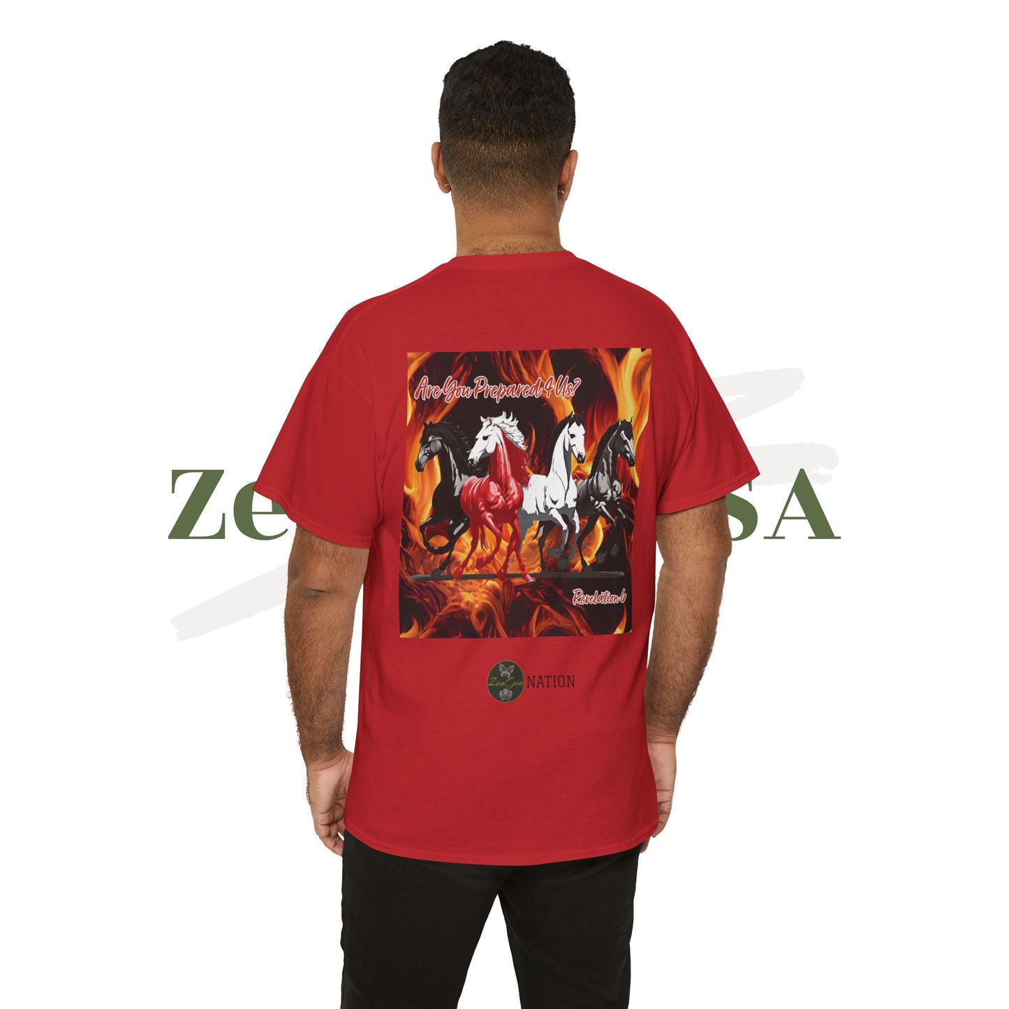 Apocalipsis: ¿estás preparado? - Camiseta unisex de algodón pesado - ZenGen USA