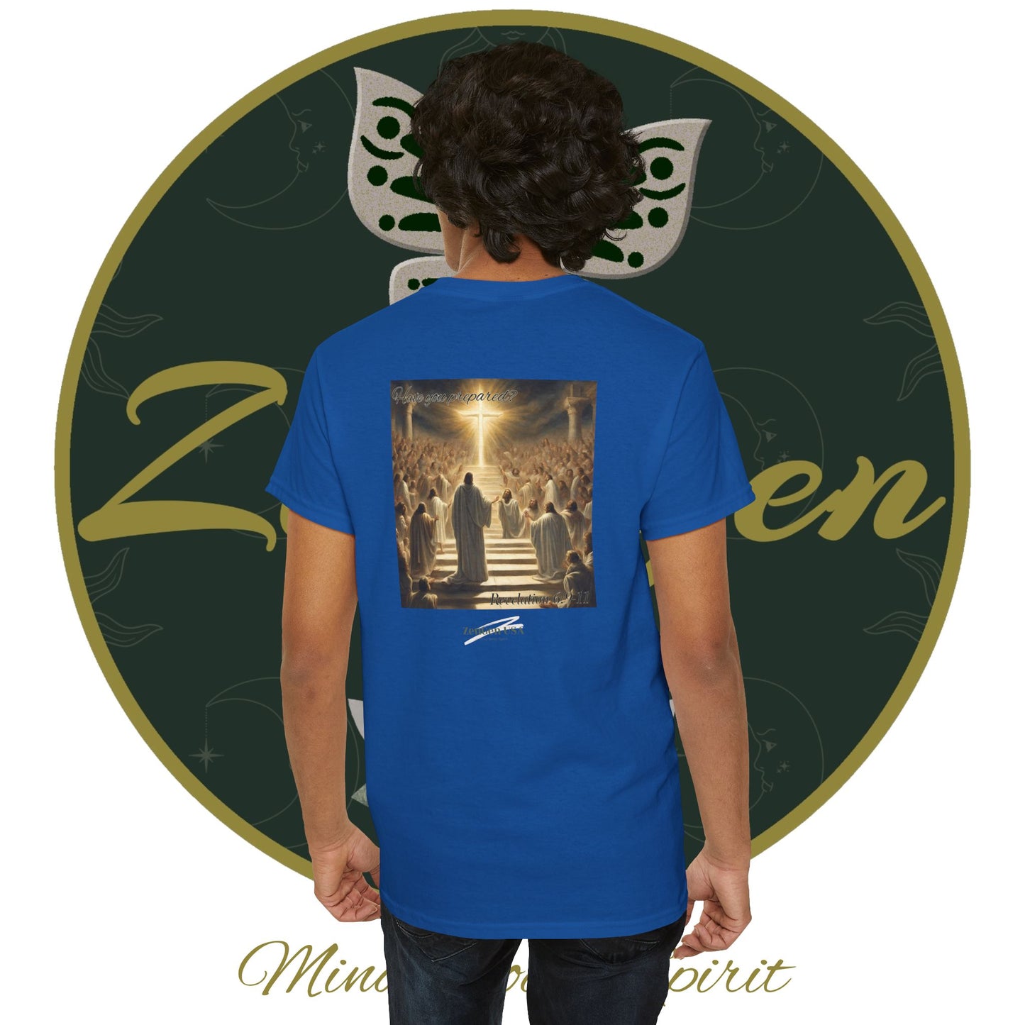 Apocalipsis - 5to Sello Apocalipsis 6:9-11 - Camiseta de algodón pesado unisex - Colección Revelación - ZenGen USA