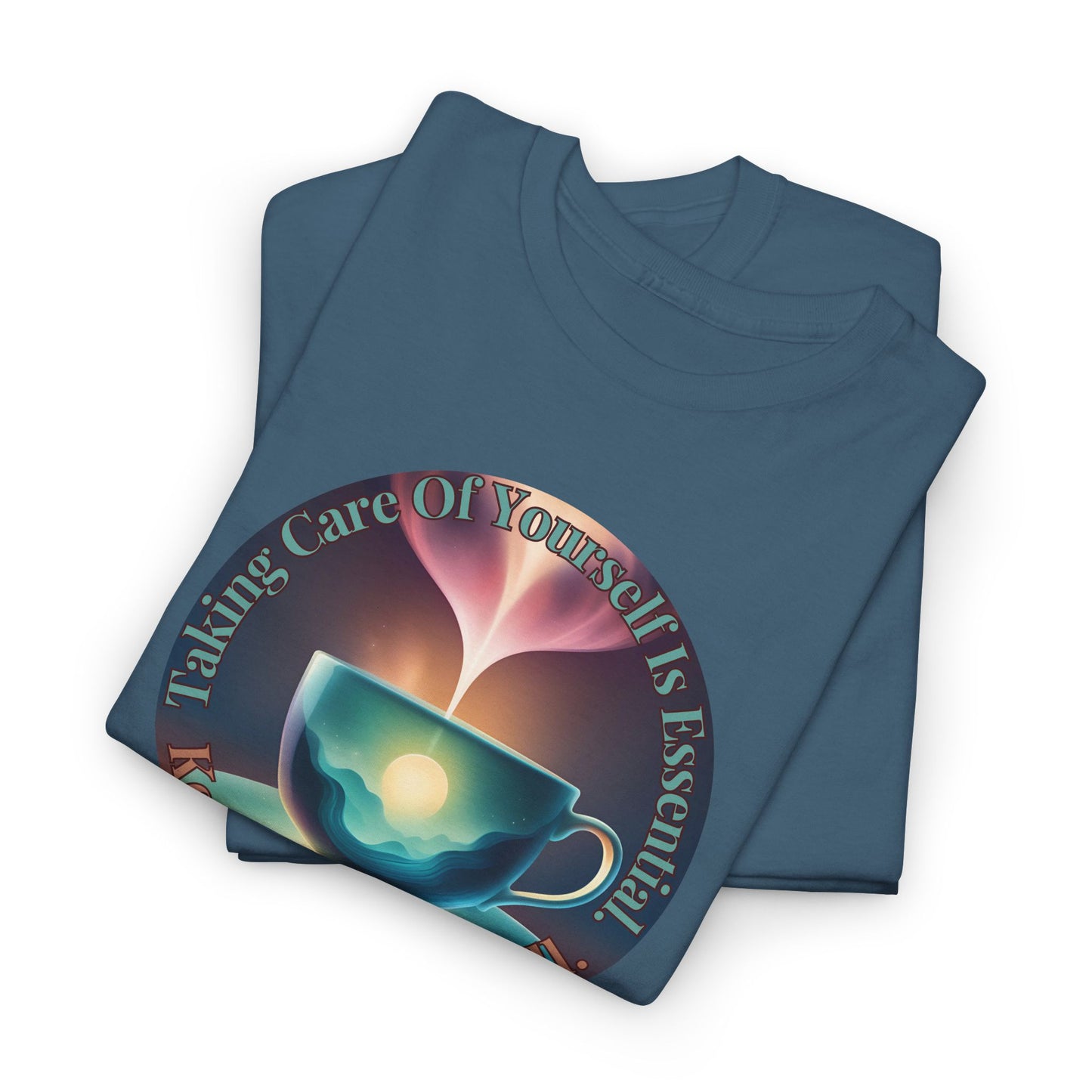 Keep Your Cup Full Unisex Heavy Cotton Zen Graphic Tee | 12 Colors To Choose | ZenGen - ZenGen USA
