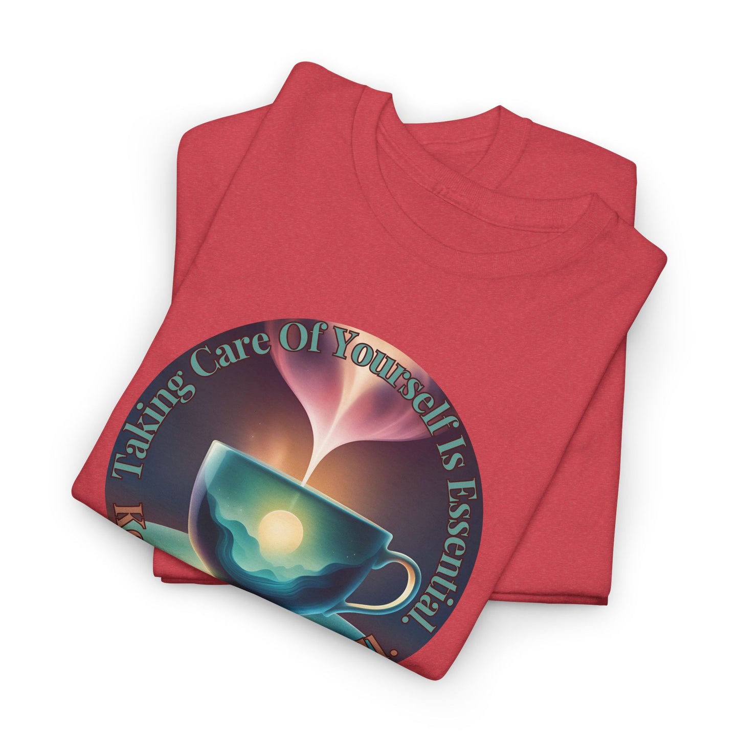 Keep Your Cup Full Unisex Heavy Cotton Zen Graphic Tee | 12 Colors To Choose | ZenGen - ZenGen USA