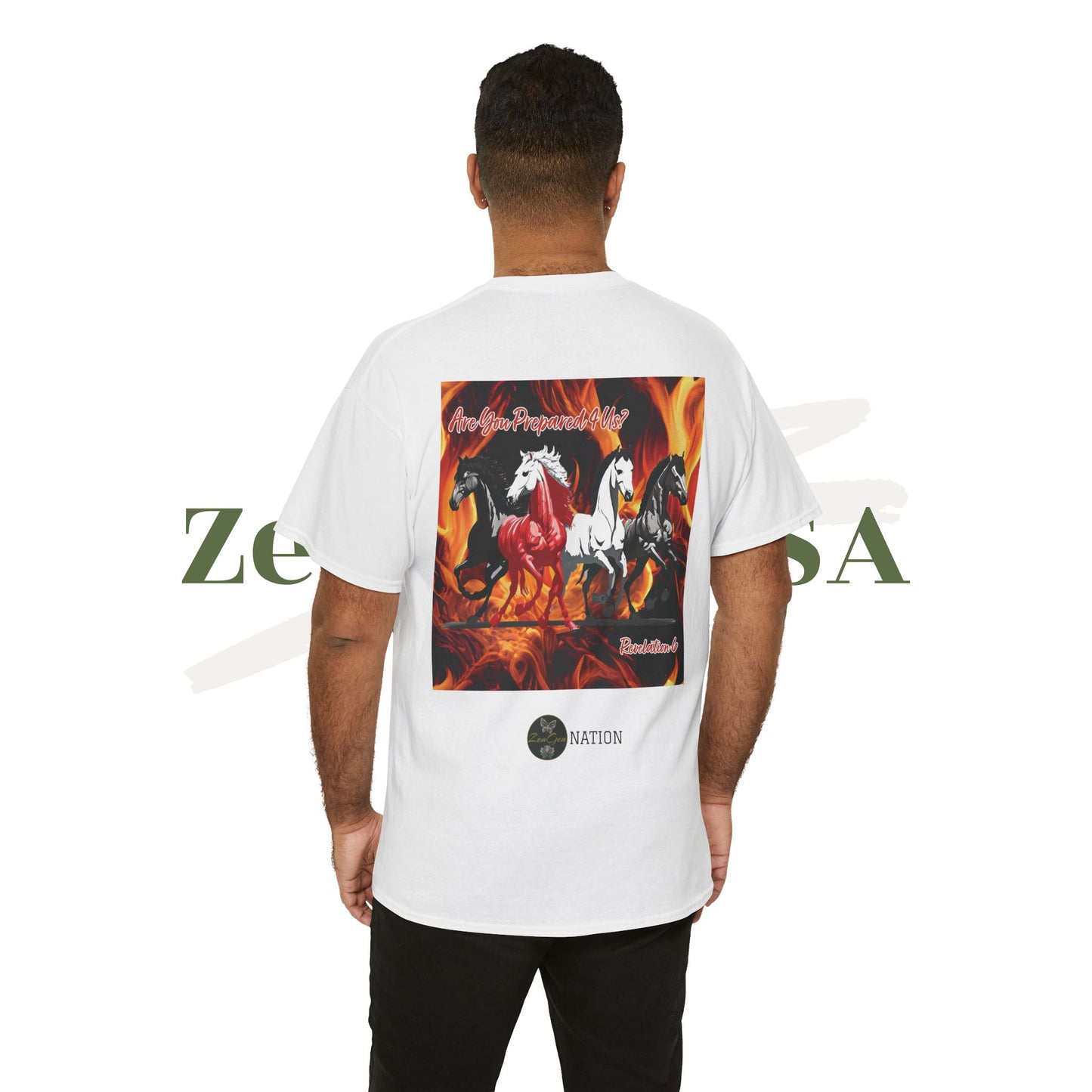Apocalipsis: ¿estás preparado? - Camiseta unisex de algodón pesado - ZenGen USA
