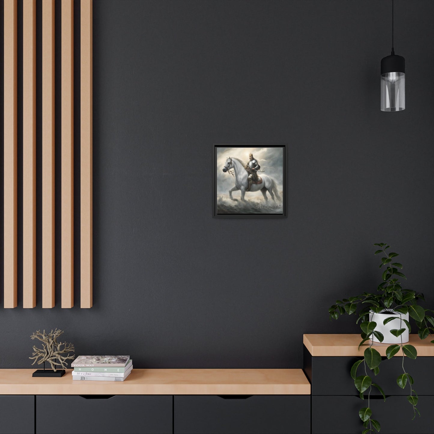 Canvas Print - Revelation Collection | 1st Seal Revelation 6:2 | Matte Canvas, Black Frame | ZenGen USA - ZenGen USACanvas